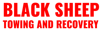 Black Sheep Towing And Recovery Logo